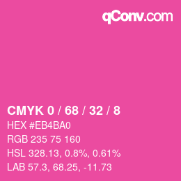 Color code: CMYK 0 / 68 / 32 / 8 | qconv.com