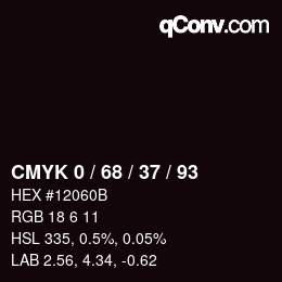 Color code: CMYK 0 / 68 / 37 / 93 | qconv.com