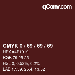 Color code: CMYK 0 / 69 / 69 / 69 | qconv.com
