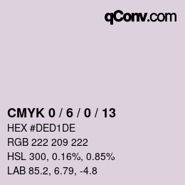Color code: CMYK 0 / 6 / 0 / 13 | qconv.com