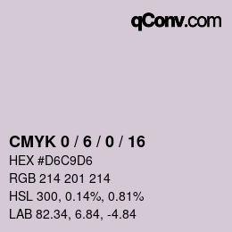 Color code: CMYK 0 / 6 / 0 / 16 | qconv.com