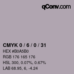 Color code: CMYK 0 / 6 / 0 / 31 | qconv.com