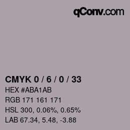 Color code: CMYK 0 / 6 / 0 / 33 | qconv.com