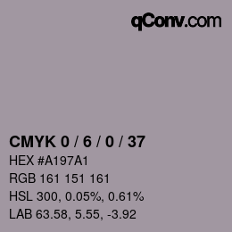 Color code: CMYK 0 / 6 / 0 / 37 | qconv.com