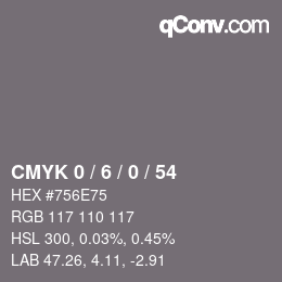 Color code: CMYK 0 / 6 / 0 / 54 | qconv.com