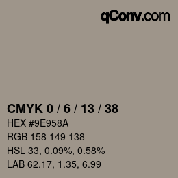 Color code: CMYK 0 / 6 / 13 / 38 | qconv.com