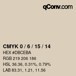 Color code: CMYK 0 / 6 / 15 / 14 | qconv.com