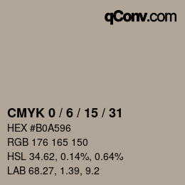 Color code: CMYK 0 / 6 / 15 / 31 | qconv.com