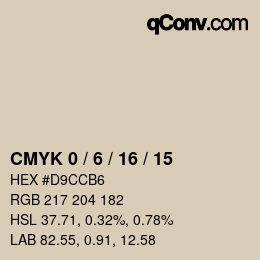 Color code: CMYK 0 / 6 / 16 / 15 | qconv.com