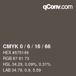 Color code: CMYK 0 / 6 / 16 / 66 | qconv.com