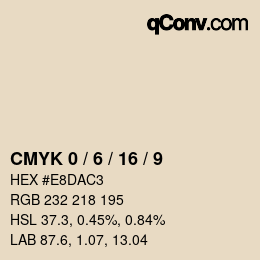 Color code: CMYK 0 / 6 / 16 / 9 | qconv.com