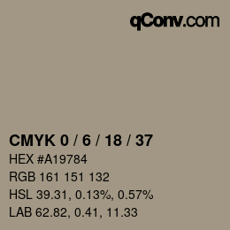 Color code: CMYK 0 / 6 / 18 / 37 | qconv.com