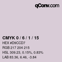 Color code: CMYK 0 / 6 / 1 / 15 | qconv.com