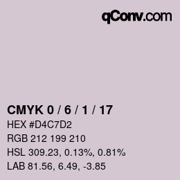 Color code: CMYK 0 / 6 / 1 / 17 | qconv.com