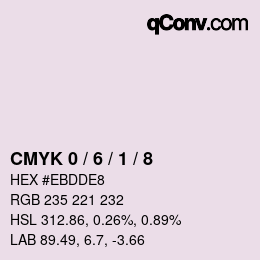 Color code: CMYK 0 / 6 / 1 / 8 | qconv.com