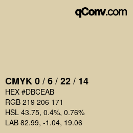 Color code: CMYK 0 / 6 / 22 / 14 | qconv.com