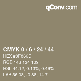 Color code: CMYK 0 / 6 / 24 / 44 | qconv.com