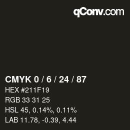 Color code: CMYK 0 / 6 / 24 / 87 | qconv.com