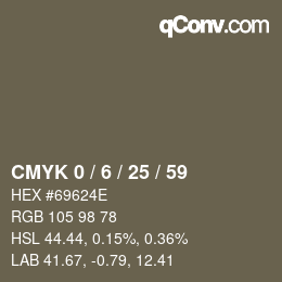 Color code: CMYK 0 / 6 / 25 / 59 | qconv.com