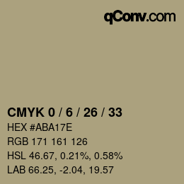 Color code: CMYK 0 / 6 / 26 / 33 | qconv.com