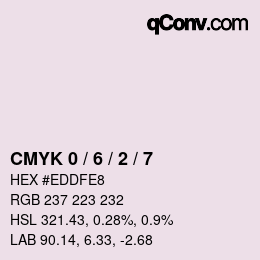Color code: CMYK 0 / 6 / 2 / 7 | qconv.com