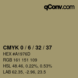 Color code: CMYK 0 / 6 / 32 / 37 | qconv.com