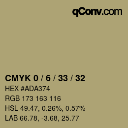 Color code: CMYK 0 / 6 / 33 / 32 | qconv.com