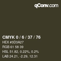 Color code: CMYK 0 / 6 / 37 / 76 | qconv.com