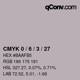 Color code: CMYK 0 / 6 / 3 / 27 | qconv.com