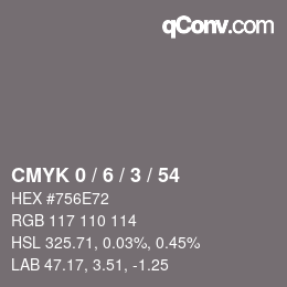 Color code: CMYK 0 / 6 / 3 / 54 | qconv.com