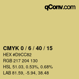 Color code: CMYK 0 / 6 / 40 / 15 | qconv.com