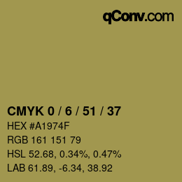 Color code: CMYK 0 / 6 / 51 / 37 | qconv.com