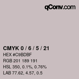 Color code: CMYK 0 / 6 / 5 / 21 | qconv.com