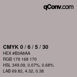 Color code: CMYK 0 / 6 / 5 / 30 | qconv.com