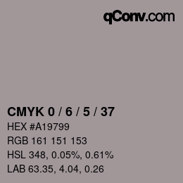 Color code: CMYK 0 / 6 / 5 / 37 | qconv.com