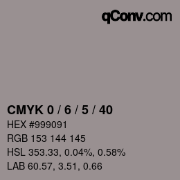 Color code: CMYK 0 / 6 / 5 / 40 | qconv.com