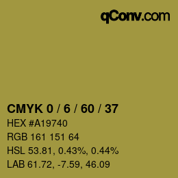 Color code: CMYK 0 / 6 / 60 / 37 | qconv.com