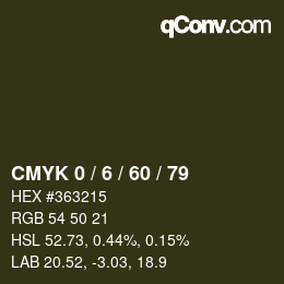 Color code: CMYK 0 / 6 / 60 / 79 | qconv.com