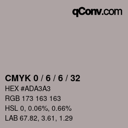 Color code: CMYK 0 / 6 / 6 / 32 | qconv.com