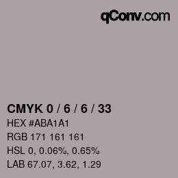 Color code: CMYK 0 / 6 / 6 / 33 | qconv.com