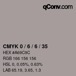 Color code: CMYK 0 / 6 / 6 / 35 | qconv.com