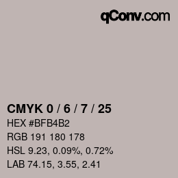 Color code: CMYK 0 / 6 / 7 / 25 | qconv.com