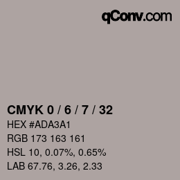 Color code: CMYK 0 / 6 / 7 / 32 | qconv.com