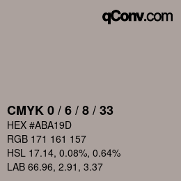 Color code: CMYK 0 / 6 / 8 / 33 | qconv.com