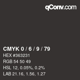 Color code: CMYK 0 / 6 / 9 / 79 | qconv.com