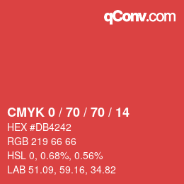 Color code: CMYK 0 / 70 / 70 / 14 | qconv.com