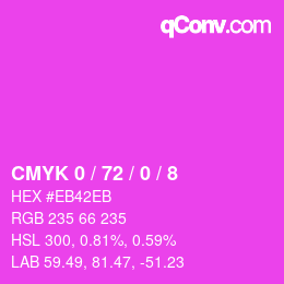 カラーコード: CMYK 0 / 72 / 0 / 8 | qconv.com