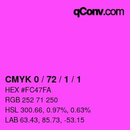 Color code: CMYK 0 / 72 / 1 / 1 | qconv.com