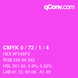 Color code: CMYK 0 / 72 / 1 / 4 | qconv.com