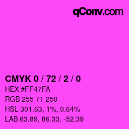 Color code: CMYK 0 / 72 / 2 / 0 | qconv.com